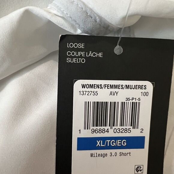 Under Armor Women White Lined Running Shorts Loose Heat Gear Drawstring Size XL - Picture 5 of 5